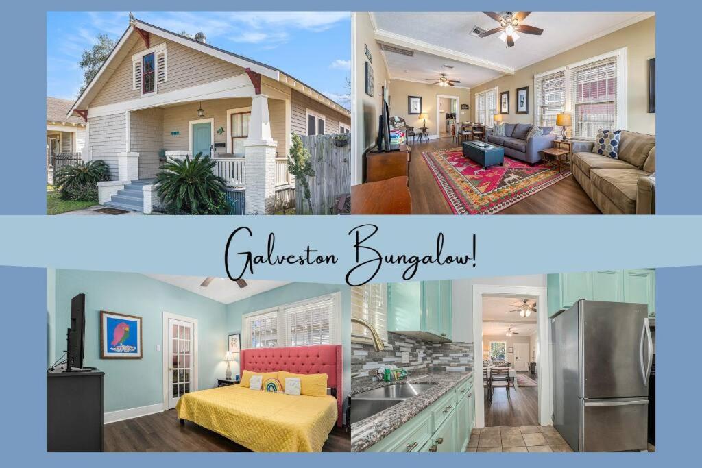 Beachy Bungalow! 2Bd, King Bed Galveston Esterno foto